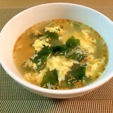 Chinese☆卵とワカメの中華スープ